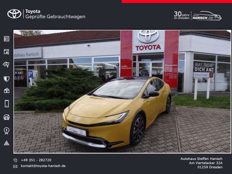 Mustard metallic Gebraucht 2023 Toyota Prius Plug-in Hybrid Advance Kleinwagen | 43.890 € (Guter Preis) - Bild 1/4