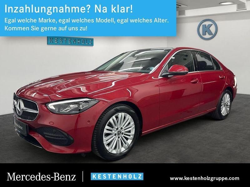 Rot Gebraucht 2024 Mercedes C220 Avantgarde Limousine | 37.390 € (Guter Preis) - Bild 1/4