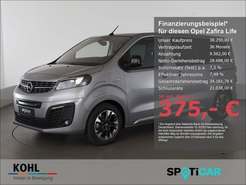 Grau Gebraucht 2023 Opel Zafira Life Van | 38.450 € (Etwas zu teuer) - Bild 1/4