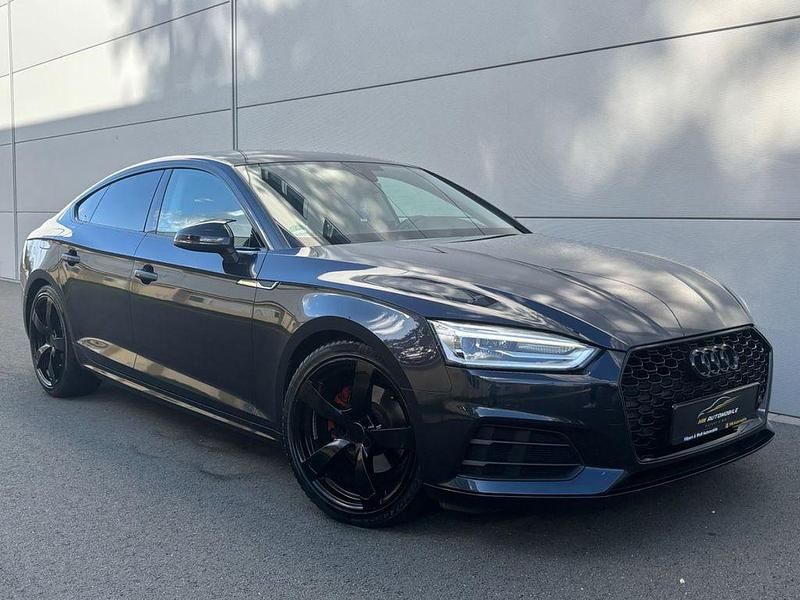 Blau Gebraucht 2018 Audi A5 Sportback Sport Limousine | 20.990 € (Superpreis) - Bild 1/4