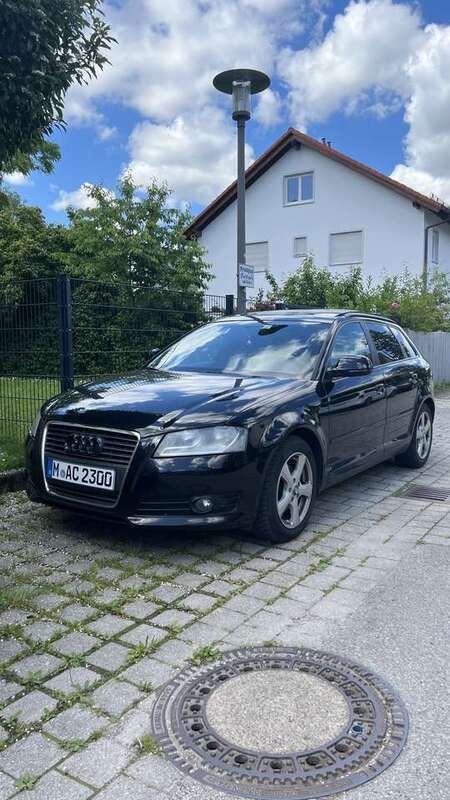 Schwarz Gebraucht 2008 Audi A3 Sportback Ambition Limousine | 5.999 € (Teuer) - Bild 1/4