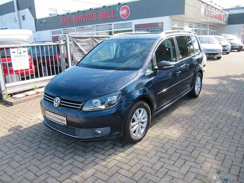 Gebraucht VW Touran Style 105 PS (77 kW) 2011 Blau Van / Kleinbus