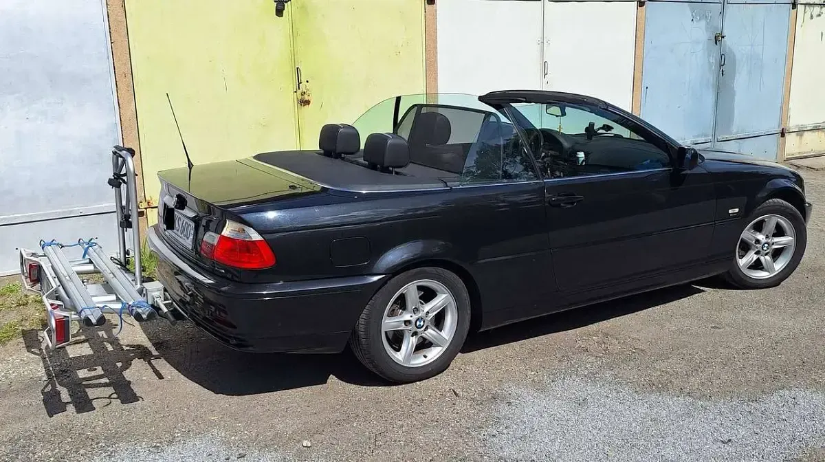 Gebraucht BMW 323 Cabriolet 170 PS (125 kW) 2000 Schwarz Cabrio
