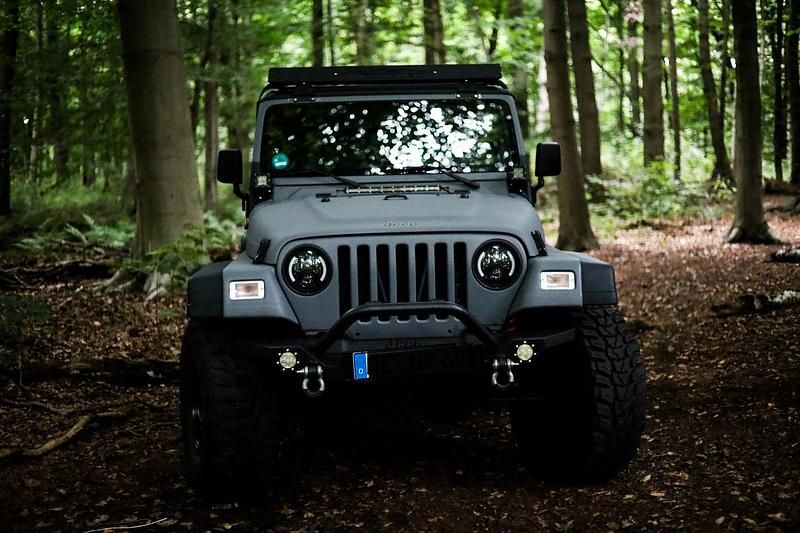 Gebraucht Jeep Wrangler Sahara 177 PS (130 kW) 2001 Grau SUV