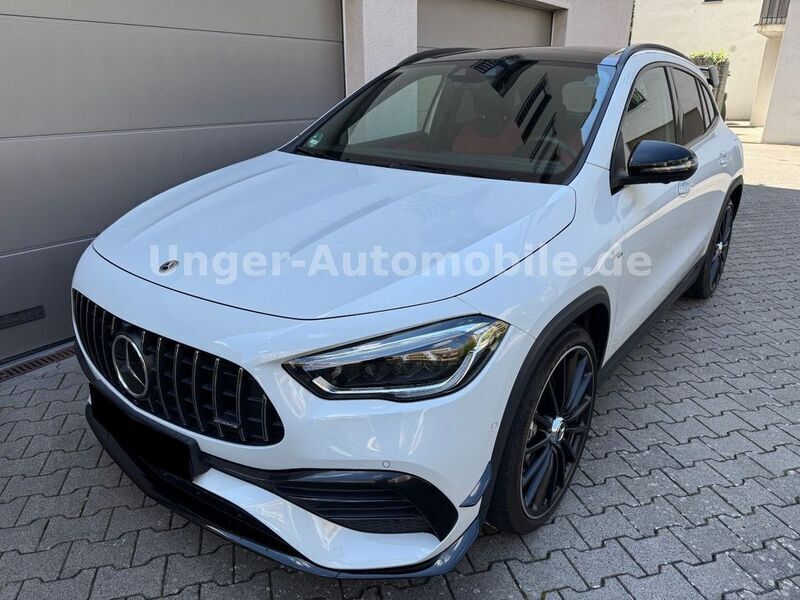 Digitalweiss metalliclack Gebraucht 2020 Mercedes GLA35 AMG AMG SUV | 37.500 € (Fairer Preis) - Bild 1/4