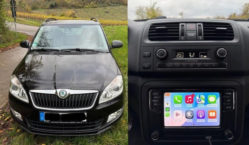 Schwarz Gebraucht 2012 Skoda Fabia Family Kombi | 3.400 € (Guter Preis) - Bild 1/4