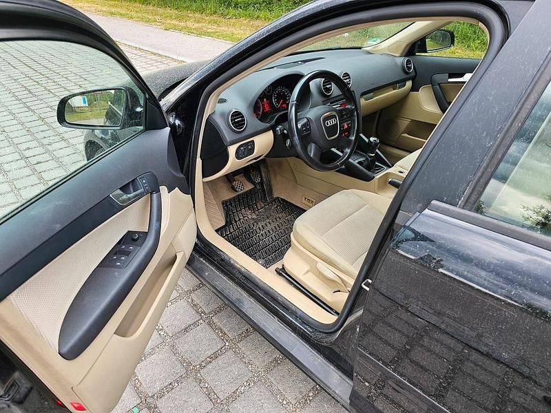 Usata Audi A3 105 CV (77 kW) 2008 Nero Utilitaria