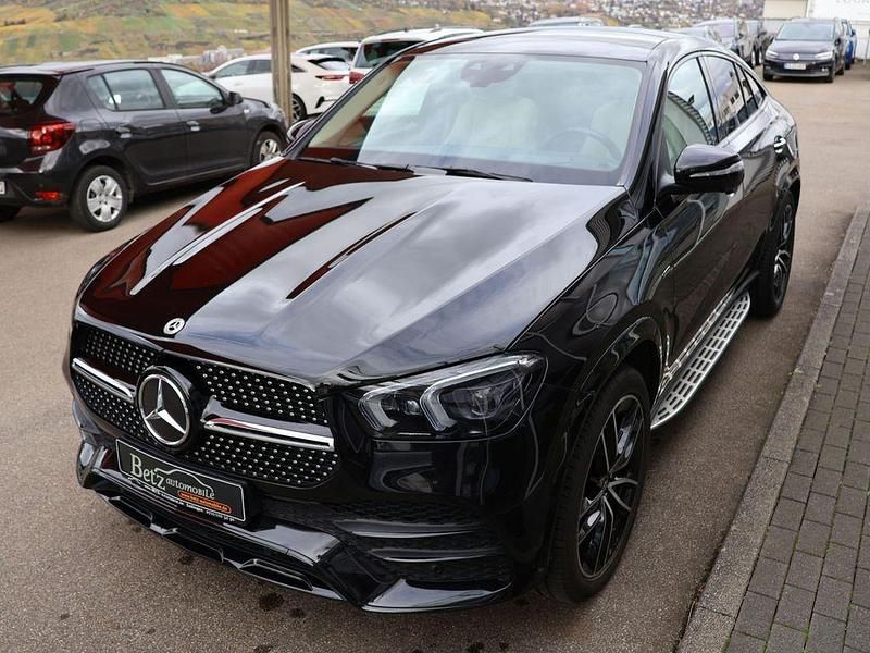 Schwarz Gebraucht 2021 Mercedes GLE350 AMG Coupé | 65.990 € (Teuer) - Bild 1/4
