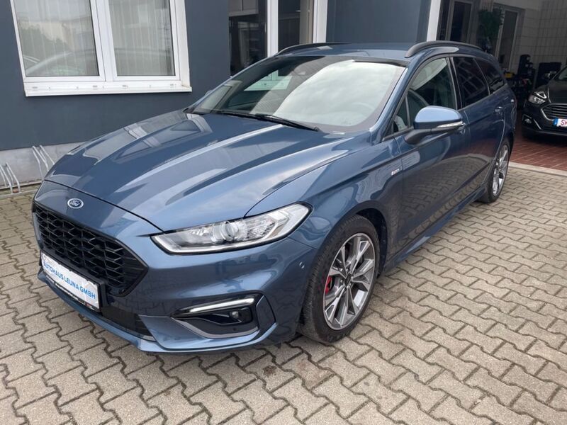 Blau Gebraucht 2021 Ford Mondeo ST-Line Kombi | 25.599 € (Teuer) - Bild 1/4