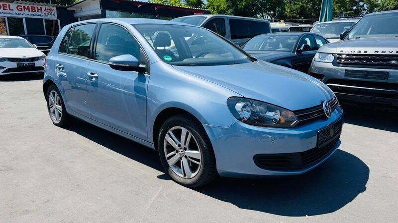 Blau Gebraucht 2009 VW Golf VI Comfortline Limousine | 6.999 € (Fairer Preis) - Bild 1/4