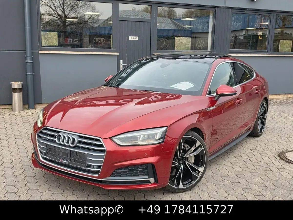 Second-hand Audi A5 S-Line 252 CP (185 kW) 2018 Roșu Coupe