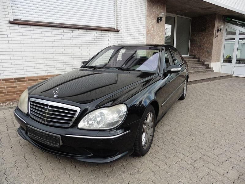 Schwarz Gebraucht 2003 Mercedes S500 Limousine | 3.998 € (Superpreis) - Bild 1/4