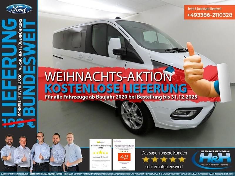 Frostweiß Gebraucht 2021 Ford Tourneo Custom Titanium Van | 33.939 € (Fairer Preis) - Bild 1/4