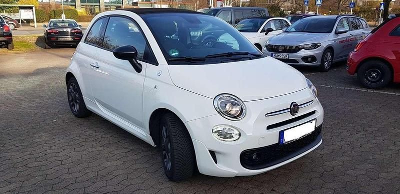 Gelato weiss / dach schwarz Gebraucht 2021 Fiat 500C Cabrio | 17.890 € (Teuer) - Bild 1/4