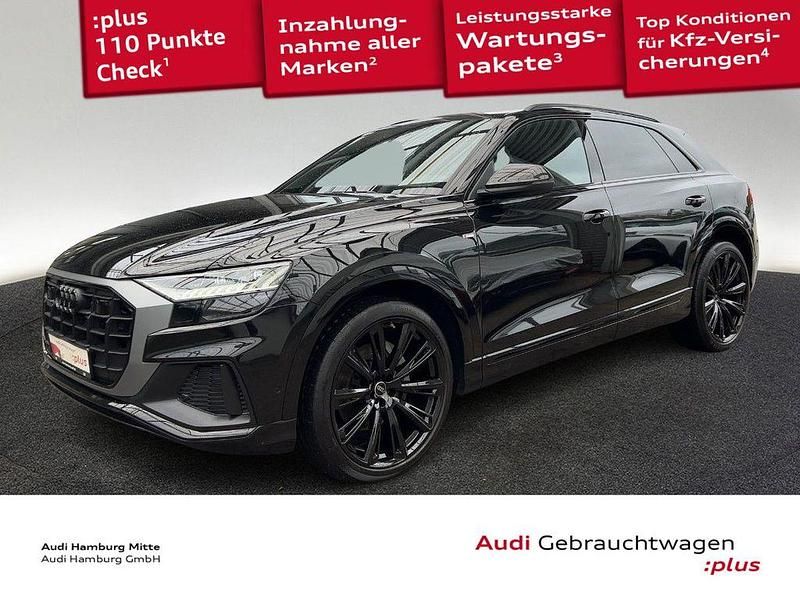 Mythosschwarz metallic Gebraucht 2022 Audi Q8 Ambiente SUV | 67.950 € (Teuer) - Bild 1/3
