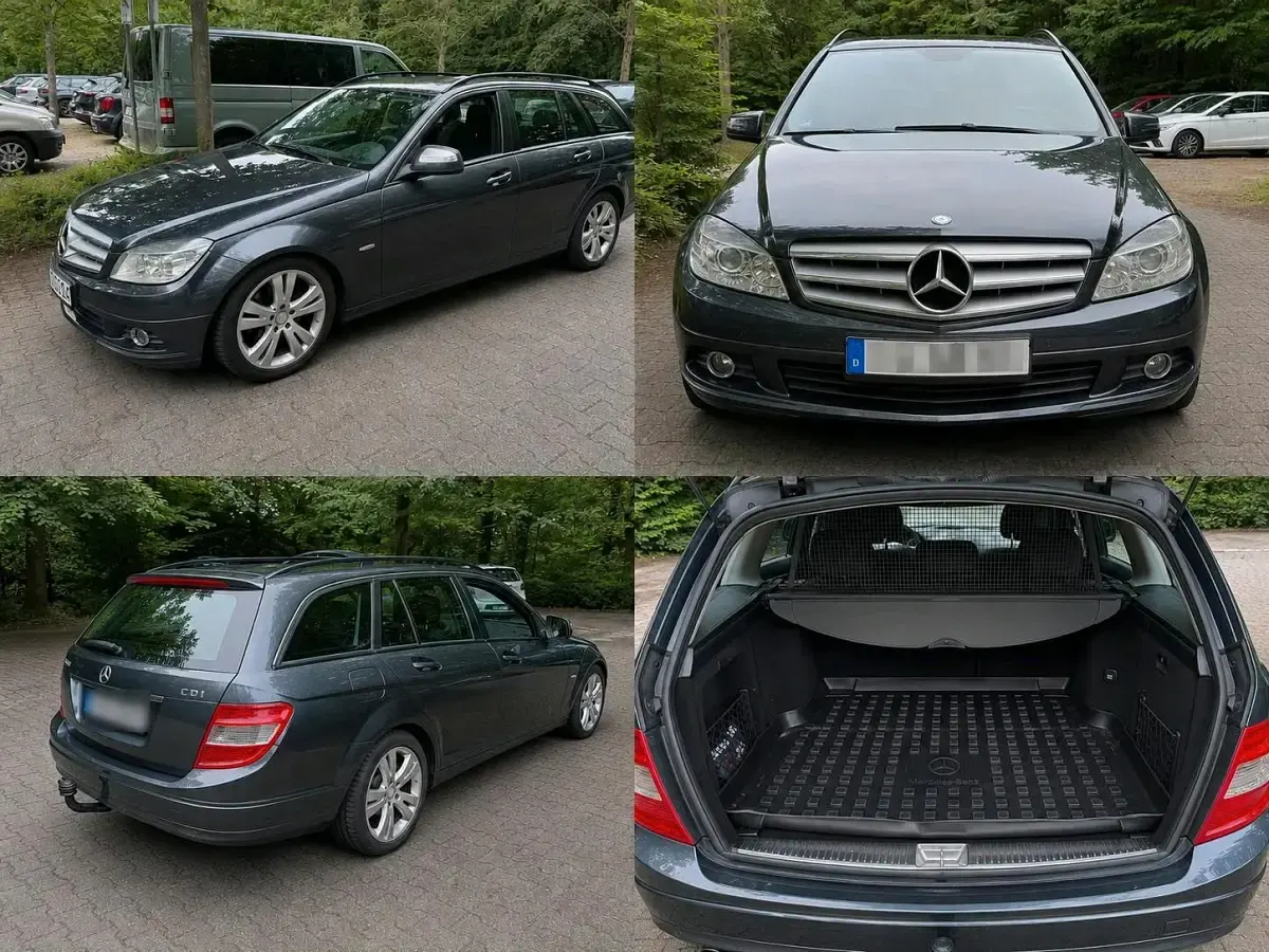 Gebraucht Mercedes C200 136 PS (100 kW) 2009 Schwarz Kombi