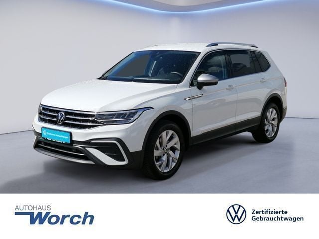 Pure white Gebraucht 2024 VW Tiguan Allspace Life SUV | 36.370 € (Superpreis) - Bild 1/3