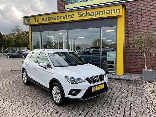 Nevada weiß metallic Gebraucht 2021 Seat Arona XCELLENCE SUV | 18.990 € (Fairer Preis) - Bild 1/4
