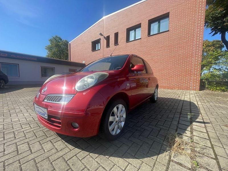 Rot Gebraucht 2008 Nissan Micra City Kleinwagen | 1.950 € (Teuer) - Bild 1/4