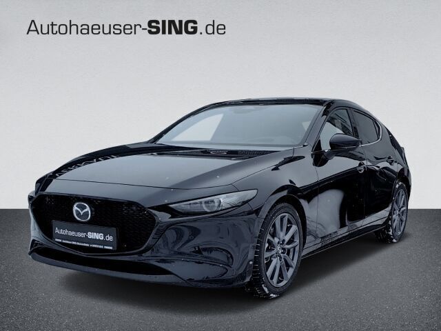 Jet black Gebraucht 2023 Mazda 3 Exclusive-Line Kleinwagen | 29.690 € (Fairer Preis) - Bild 1/4