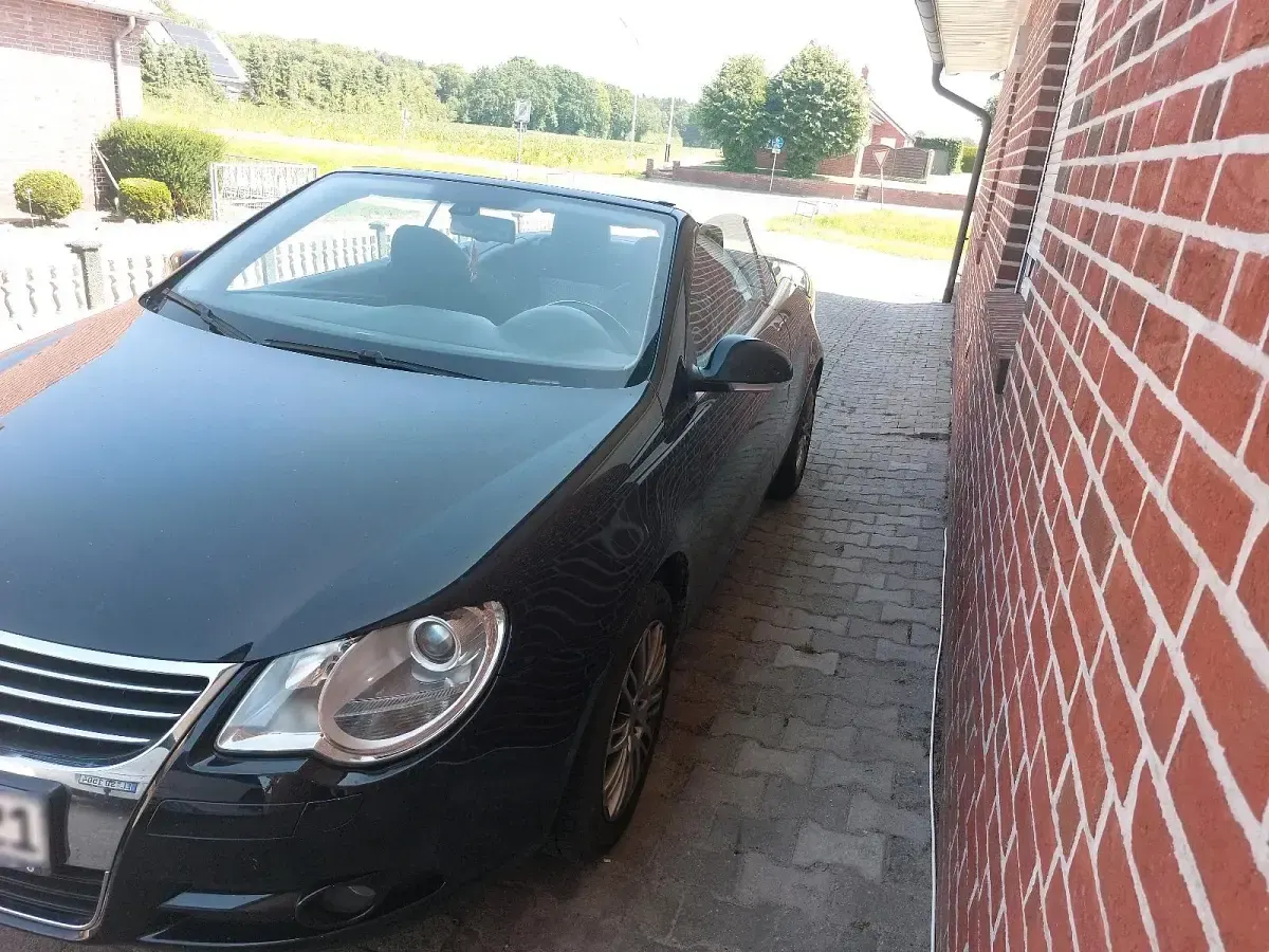 Gebraucht VW Eos 2007 Schwarz Cabrio