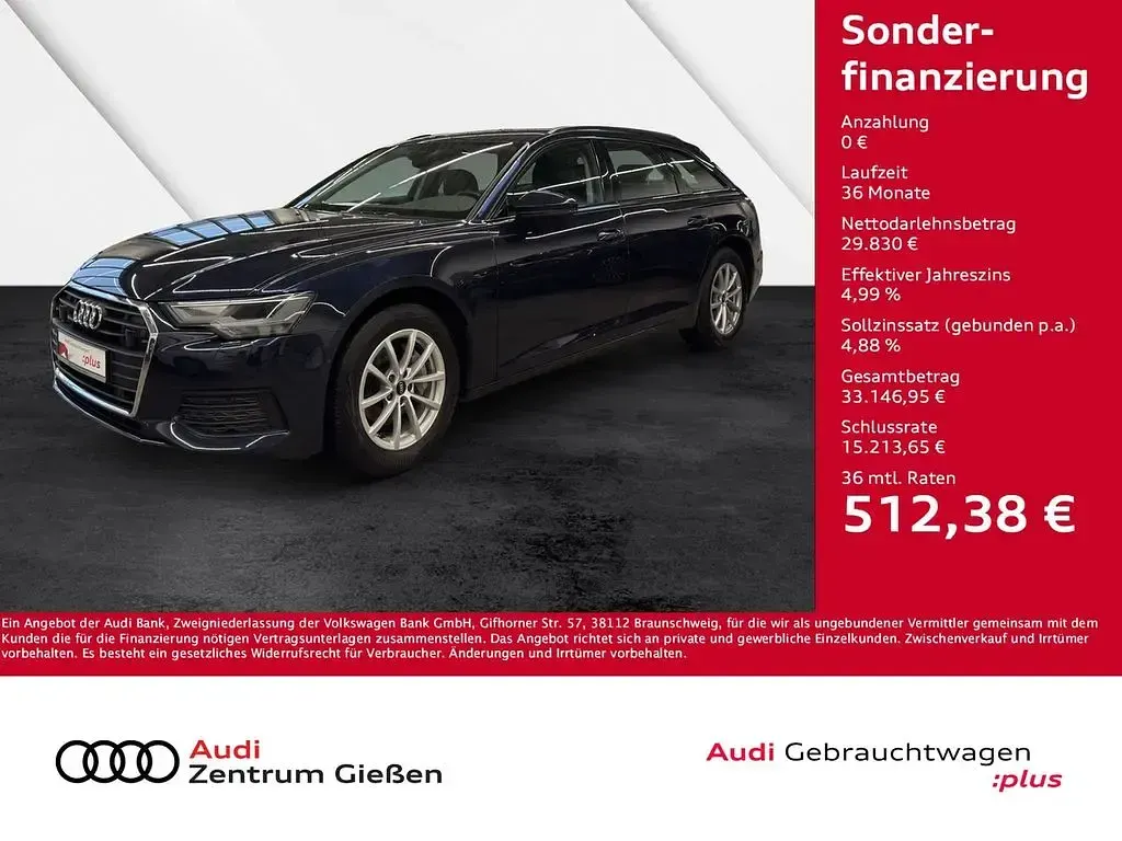 Occasion Audi A6 Premium 163 ch (119 kW) 2022 Bleue Break