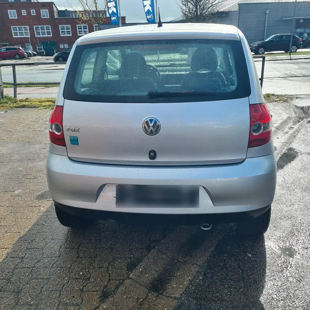 Gebraucht VW Fox 54 PS (39 kW) 2008 Silber Kleinwagen