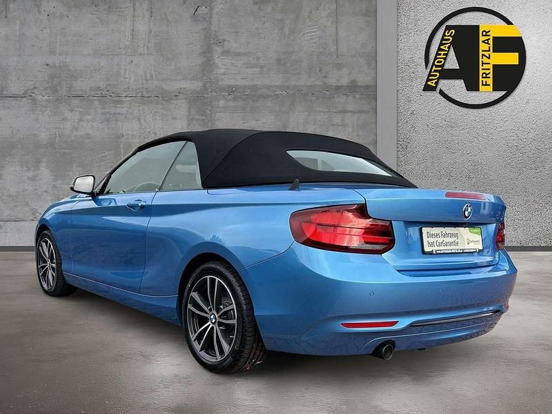 Gebraucht BMW 218 Sport Line 150 PS (110 kW) 2019 Seaside blue Cabrio