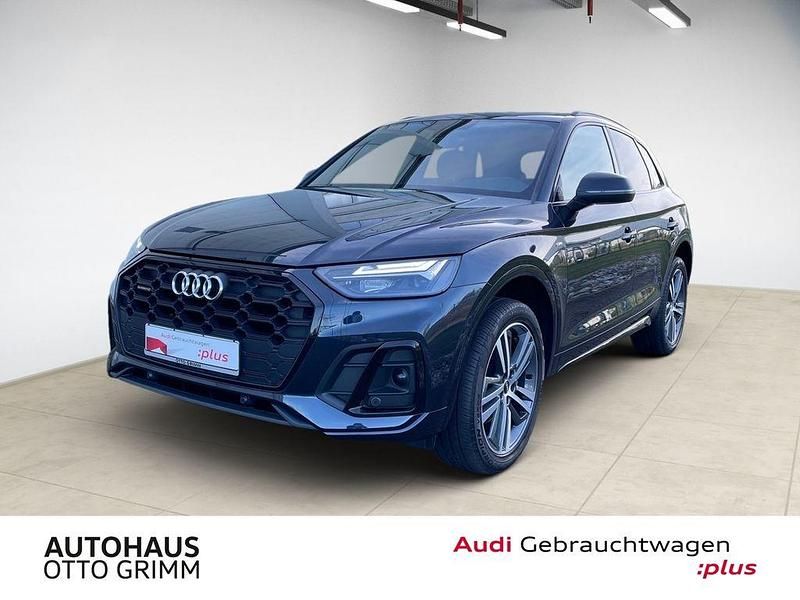 Mondscheinblau metallic Gebraucht 2022 Audi Q5 S-Line SUV | 39.929 € (Fairer Preis) - Bild 1/4
