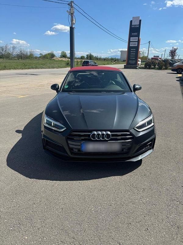 Schwarz Gebraucht 2018 Audi A5 Cabriolet S-Line Cabrio | 20.490 € (Superpreis) - Bild 1/4