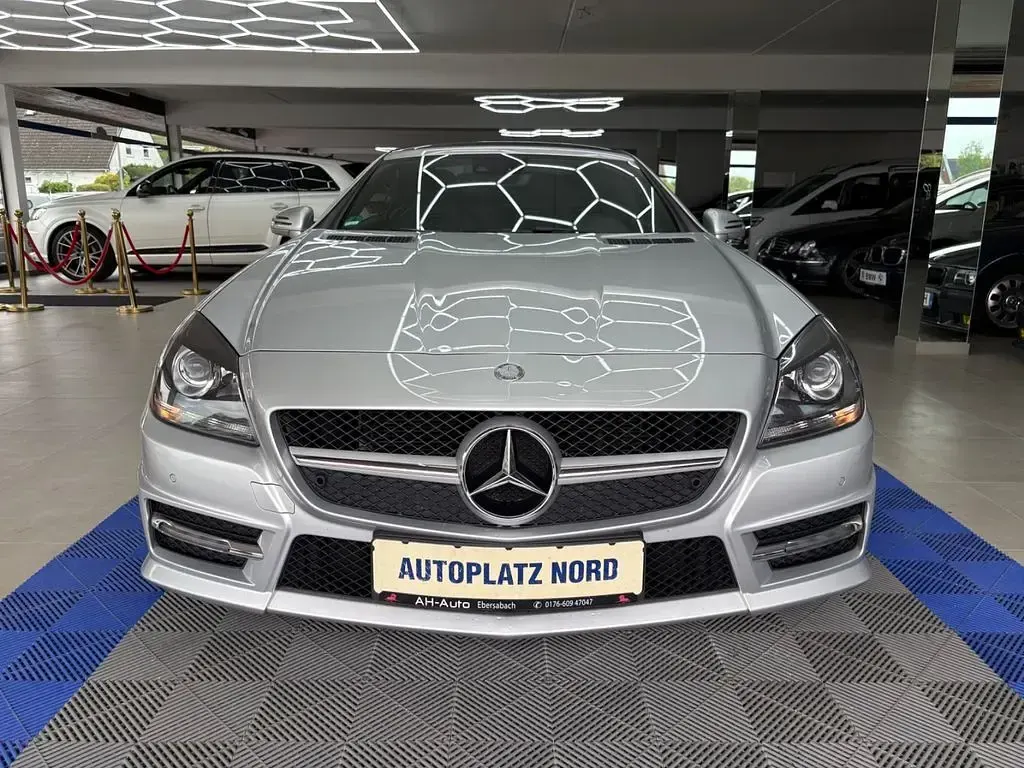 Gebraucht Mercedes SLK250 AMG 204 PS (150 kW) 2014 Silber Cabrio
