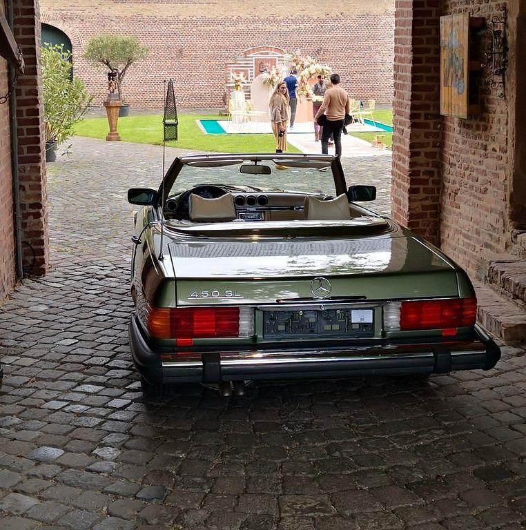 Gebraucht Mercedes SL450 218 PS (160 kW) 1976 Grün Cabrio