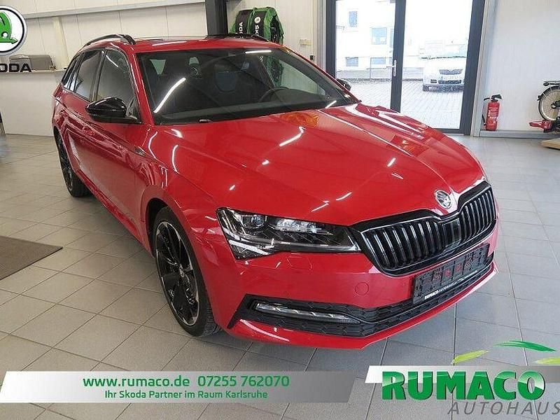Velvettrot Gebraucht 2021 Skoda Superb SportLine Kombi | 34.950 € (Teuer) - Bild 1/4