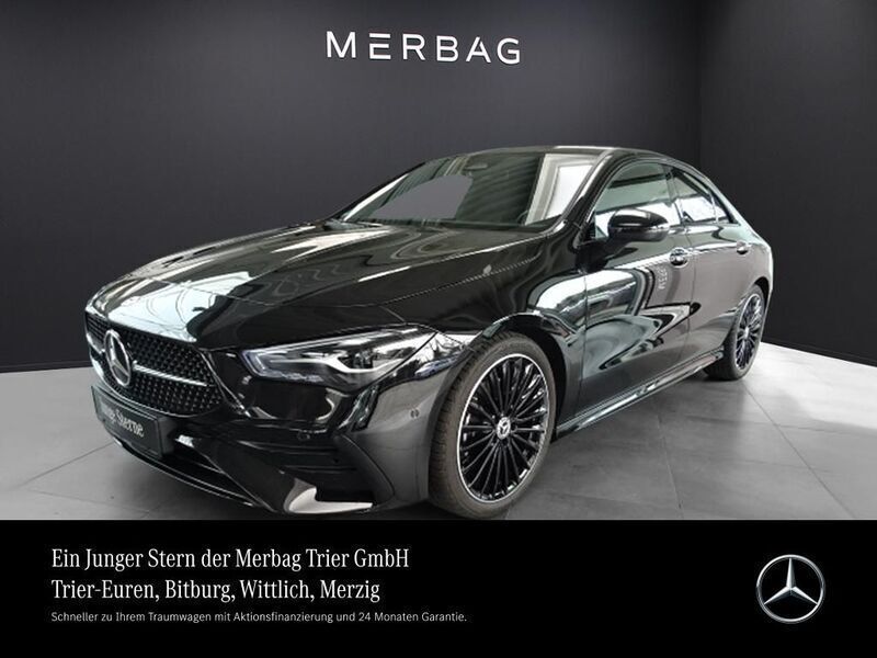 Metalliclack kosmosschwarz Gebraucht 2023 Mercedes CLA200 AMG Coupé | 36.960 € (Etwas zu teuer) - Bild 1/4