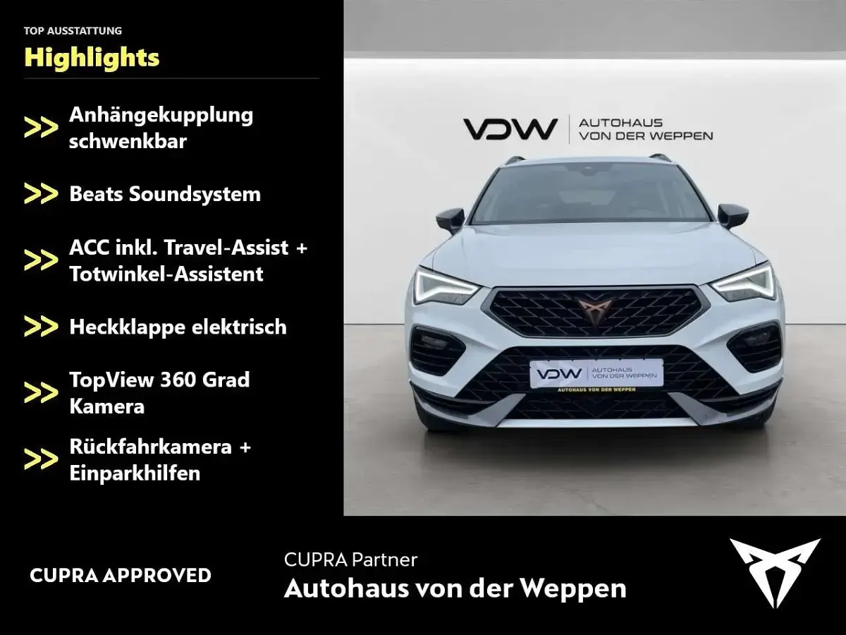 Gebraucht Cupra Ateca VZ 300 PS (220 kW) 2024 Nevada weiß SUV