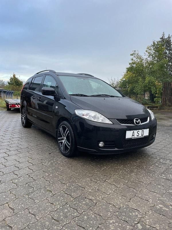 Schwarz Gebraucht 2006 Mazda 5 Exclusive Van / Kleinbus | 2.200 € (Superpreis) - Bild 1/4