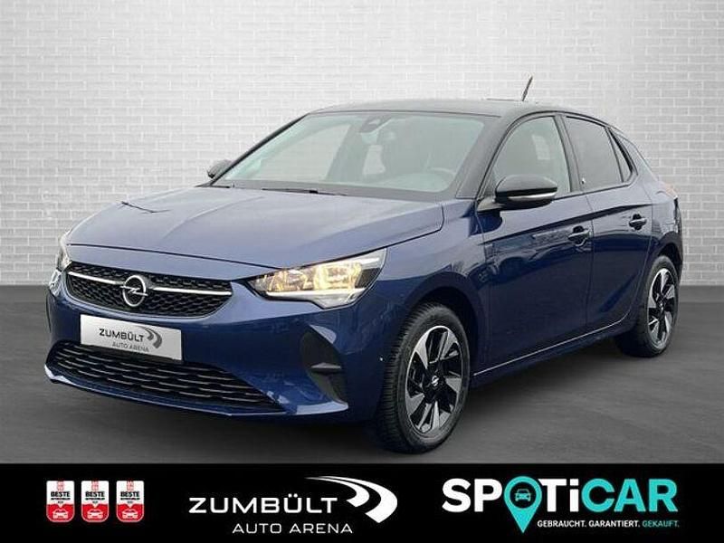 Nautic blau (metallic) Gebraucht 2021 Opel Corsa-e Edition Kleinwagen | 16.400 € (Fairer Preis) - Bild 1/4