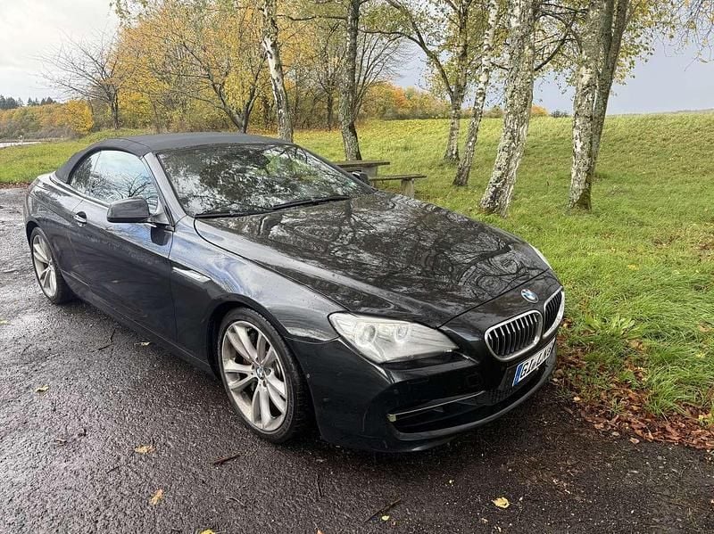 Schwarz Gebraucht 2011 BMW 640 Cabriolet Cabrio | 22.100 € (Superpreis) - Bild 1/4