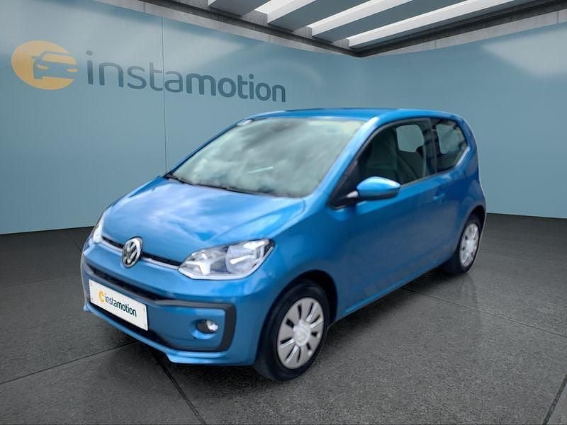 Blau Gebraucht 2021 VW up! Kleinwagen | 9.349 € (Fairer Preis) - Bild 1/4