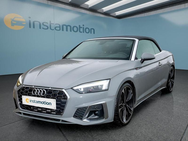 Grau Gebraucht 2021 Audi A5 Cabriolet Cabrio | 35.749 € (Fairer Preis) - Bild 1/4