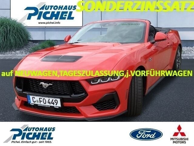 Rot Gebraucht 2024 Ford Mustang GT Convertible Cabrio | 64.930 € (Fairer Preis) - Bild 1/4