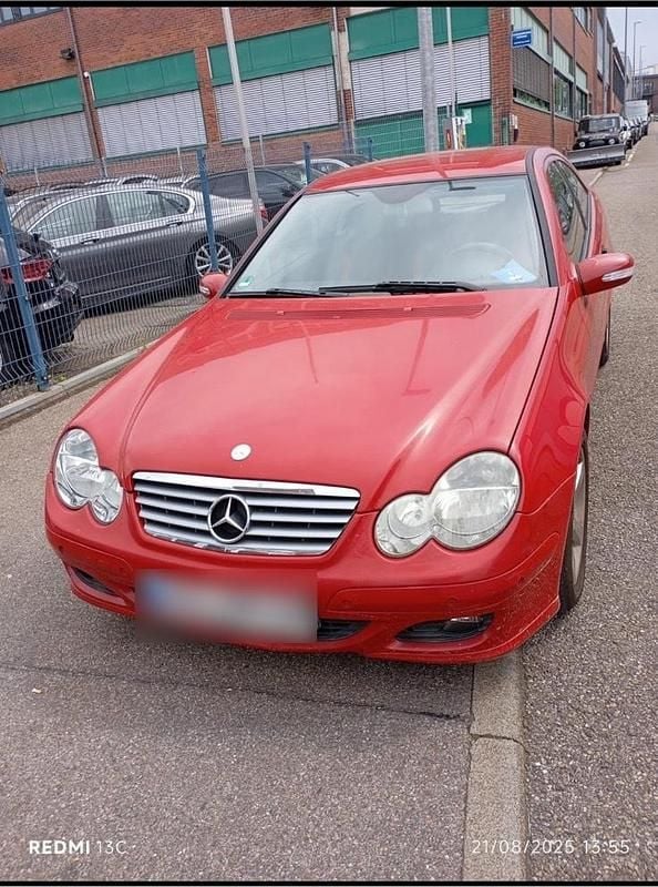 Gebraucht Mercedes C160 122 PS (89 kW) 2005 Rot Coupé