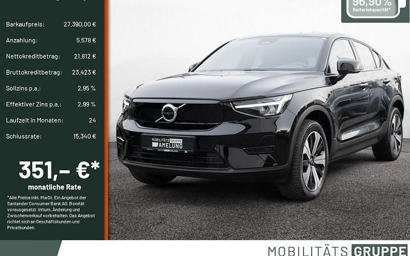 Schwarz Gebraucht 2022 Volvo EC40 Core SUV | 27.390 € (Fairer Preis) - Bild 1/4