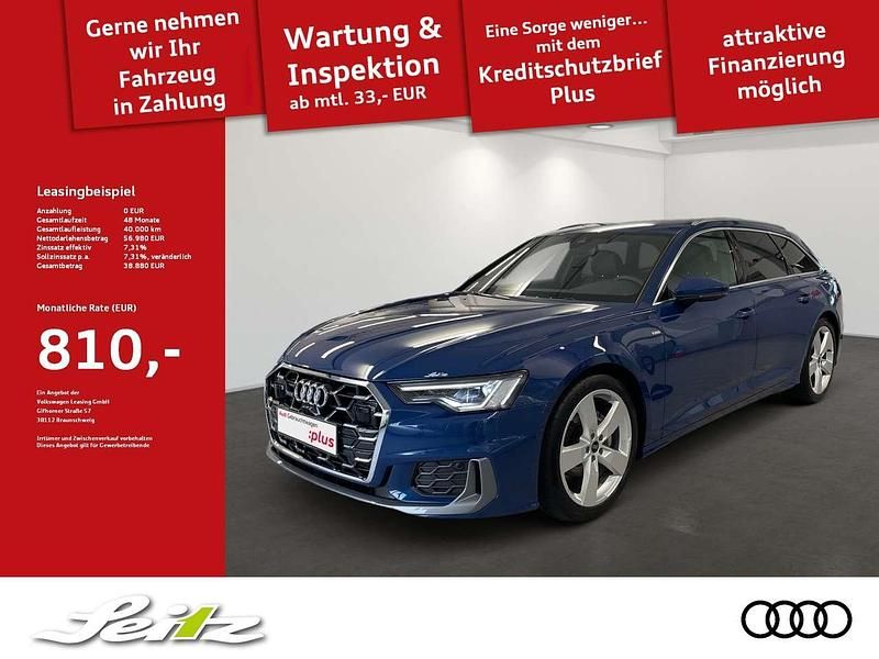 Ascariblau metallic Gebraucht 2025 Audi A6 S-Line Kombi | 56.980 € - Bild 1/3