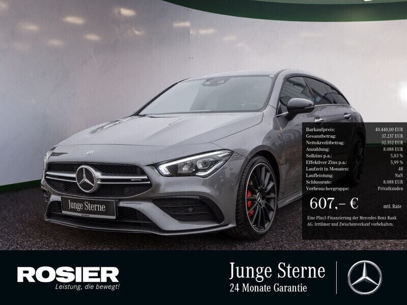 Grau Gebraucht 2022 Mercedes CLA35 AMG AMG Kombi | 40.440 € (Fairer Preis) - Bild 1/4