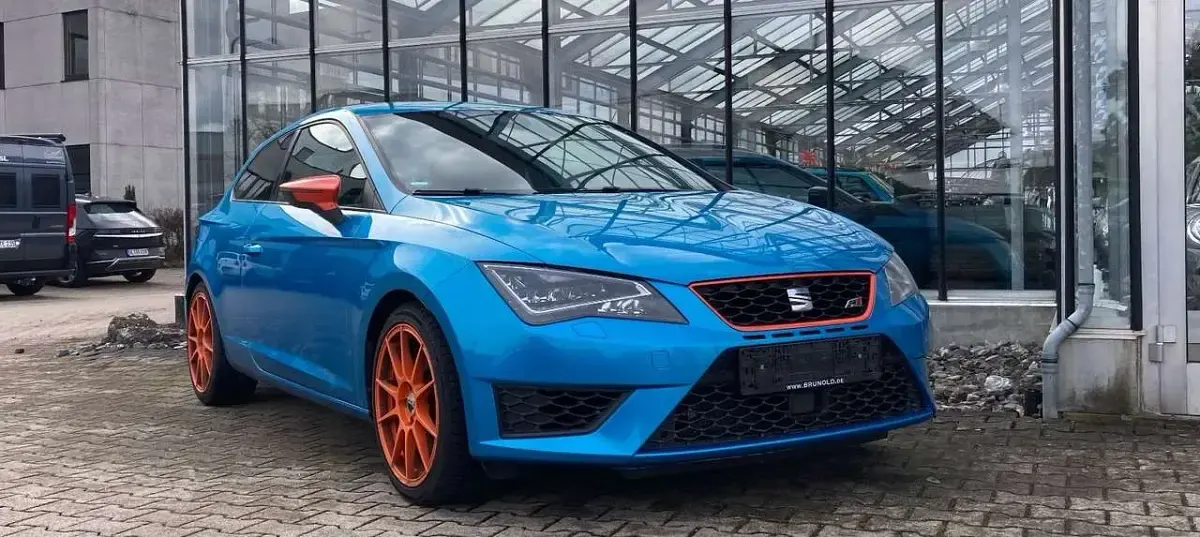 Usata Seat Leon CUPRA 290 CV (213 kW) 2016 Blu Coupé