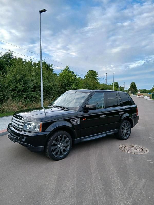 Schwarz Gebraucht 2009 Land Rover Range Rover Sport HSE SUV | 9.950 € (Fairer Preis) - Bild 1/4