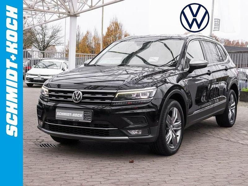 Schwarz Gebraucht 2018 VW Tiguan Allspace Highline SUV | 26.950 € (Teuer) - Bild 1/4