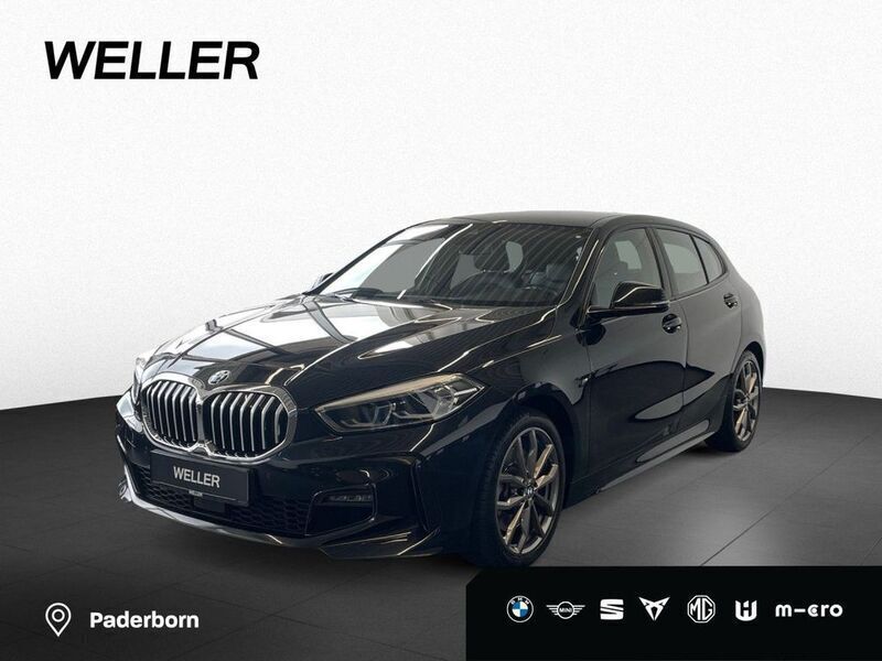 Black sapphire (schwarz) Gebraucht 2021 BMW 120 M Sport Kleinwagen | 25.950 € (Fairer Preis) - Bild 1/4