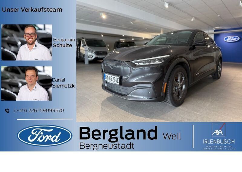 Darkmatter grau grey Gebraucht 2022 Ford Mustang Mach-E Extended Range SUV | 33.990 € (Superpreis) - Bild 1/4